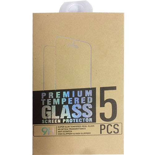 iPhone 5pcs Tempered Glass Packing
